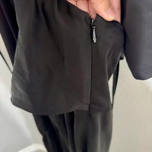 3.1 Phillip Lim Black Satin Cutout Keyhole Gala Formal Maxi Dress Size 2