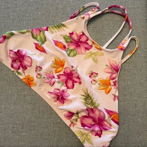 frankie's bikinis  Floral Bikini Top