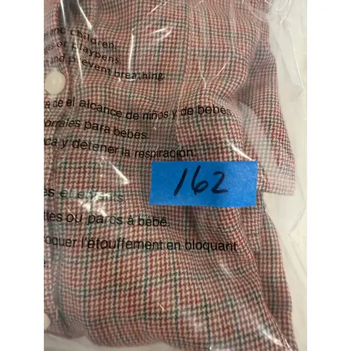 Toad & Co Long Sleeve Houndstooth Tunic Button Shirt Brown Women's Size Medium