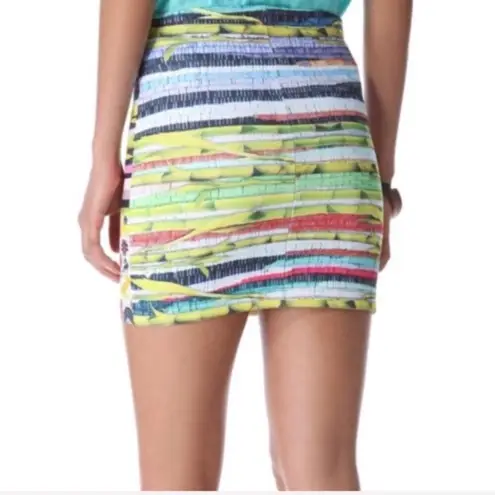 Clover Canyon Surf Shack Neoprene Mini Skirt