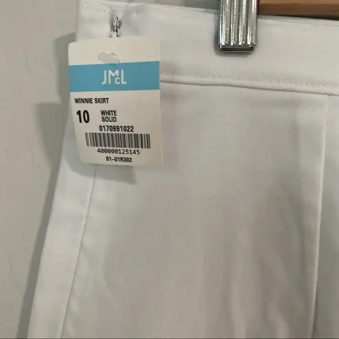 J. McLaughlin  Winnie Scallop White Skirt, New with Tags