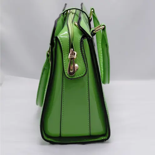 Hernan Bag Collection Women's Shoulder Bag Handbag Purse Croc Embossed Purse Green