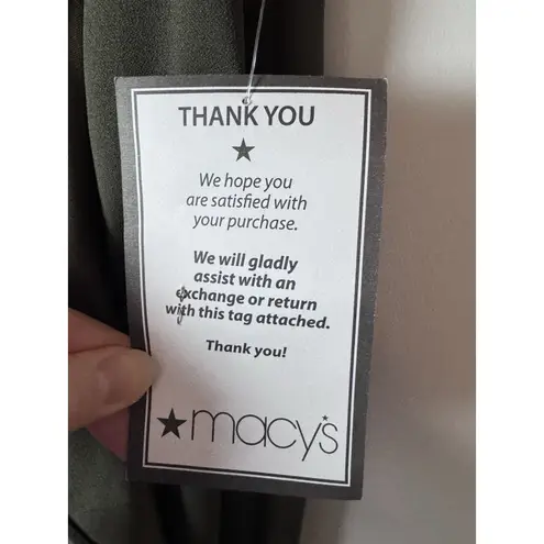 XScape One Shoulder Asymmetric Hem Gown STYLE: 4840X Olive Green Sz 12 NWT $239