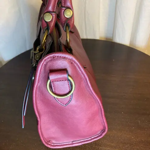 FRYE & Co VINTG BURGANDY Leather Handbag