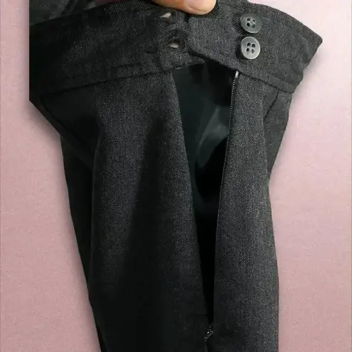 Pendleton Gray Virgin Wool Pencil Midi Skirt Size 16