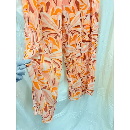 l*space L* x Tessa Brooks Catalina Sheer Pant In Psychedelic Summer Large