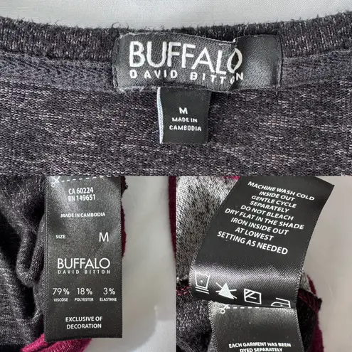 Buffalo David Bitton Womens Pullover Relaxed Fit Cozy Colorblock