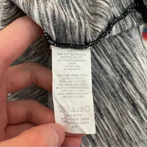 prAna Amaya Grey Space Dye Exercise Athletic Mini Dress Casual Travel