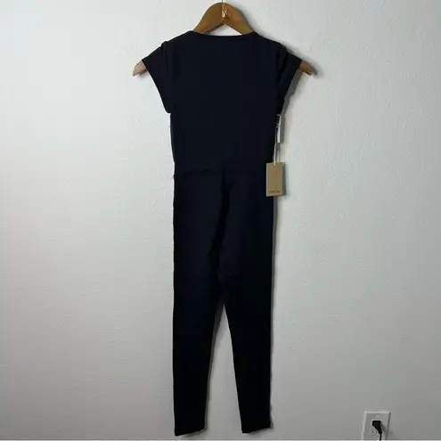 Wilfred NWT  Free Black Cap Sleeve Jumpsuit Womens Size 2XS