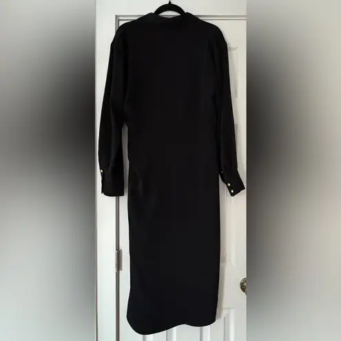 Veronica Beard Wright Asymmetric Button Midi-Dress Size 12 NWT