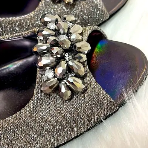 Karen Scott Shoes | Rainbow Hologram Shine Heels Size 8 B-23