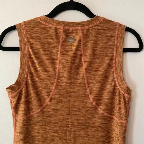 prAna Burnt Orange Sleeveless Midi Dress Gorpcore Outdoor Women's size Small