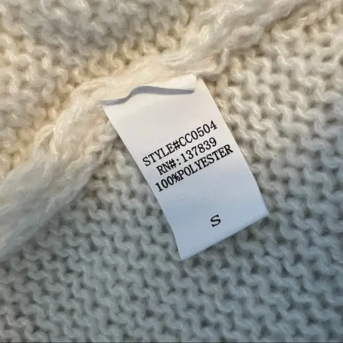 Luna Ivy Butterfly Cardigan Ivory/Multicolor Size Small