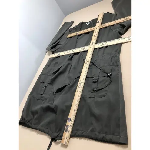 Carolina belle Women Jacket Cinched Waist 1X Cap 3/4 Sleeve Open Lagenlook Boho