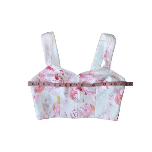 BCBGMAXAZRIA  Printed Crop Top