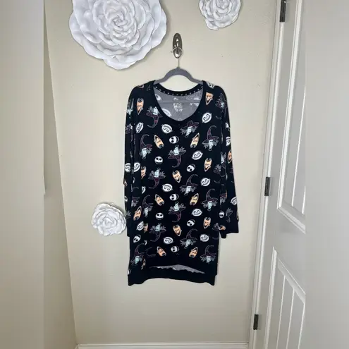 Disney NTM: Tim Burton Nightmare Before Christmas Cozy Jack Sleep Shirt Sz 2X