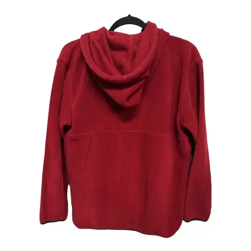 Ralph Lauren Lauren  Vintage Red Hooded Pullover Sweatshirt Women's Size Small