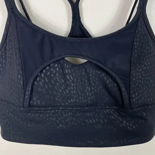 Lululemon  Light Support Pullover Nulu and Mesh Yoga Bra in Jewel Emboss Black