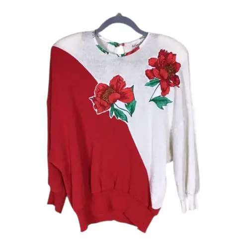 Anthony Sicari Women Christmas Holiday Sweater Sz. 12 Ugly Christmas Sweater Red