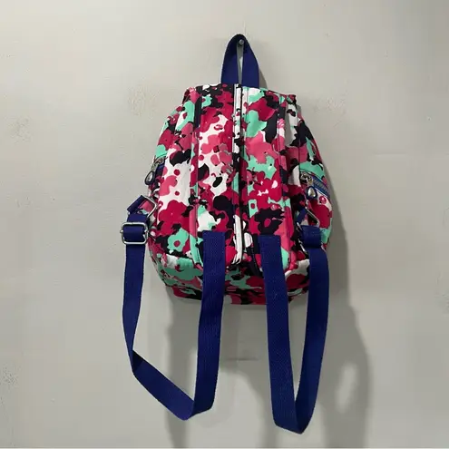 Jinqiaoer mini backpack Multicolored Pink Green White Zippers Great Shape
