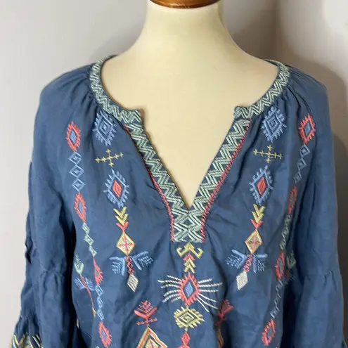 Johnny Was Johnny Was Cerise Tiered Sleeve Peasant Top