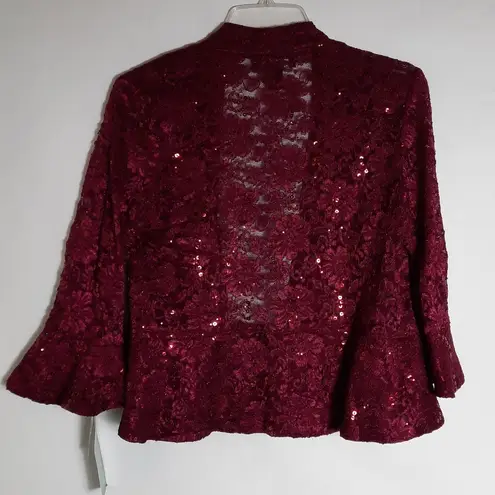 R & M Richards R & M Lace Cropped Jacket