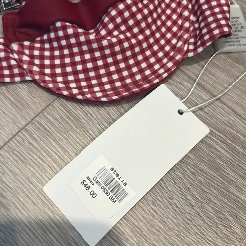 BNWT Sundaze Brunch Parker Bikini Top Size Small Red