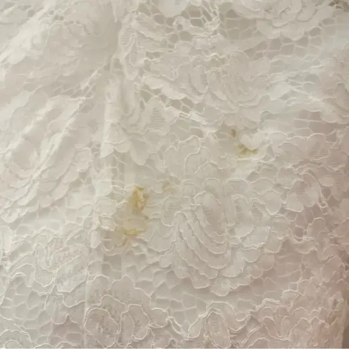 Lulus Essence of Love White Lace Maxi Dress Small | Bridal Formal Boho Wedding