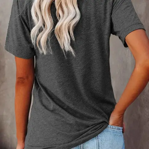 "BE KIND" GRAPHIC HEATHER GRAY T