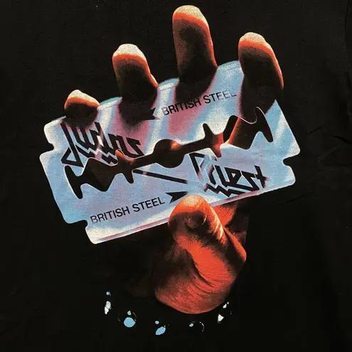 Judas Priest British Steel Heavy Metal Band Tee L