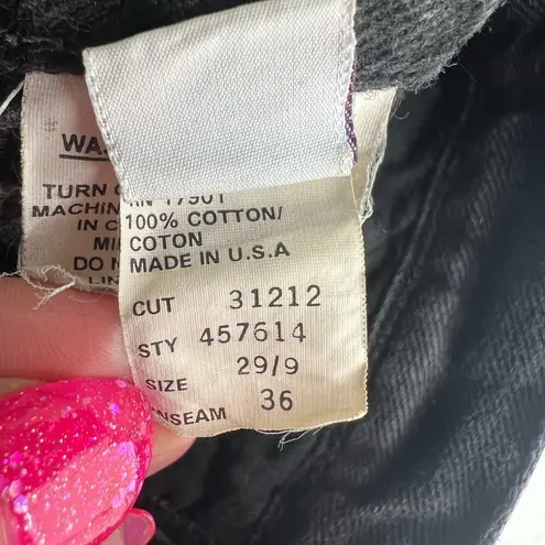 Rockies vintage made in USA black washed jeans tall long 9 western rodeo pleated Size 29