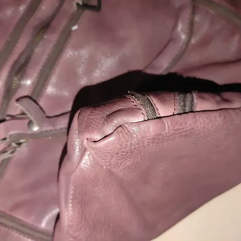 Diesel Vintage Leather Handbag Tote Purse Heavy Hardware Burgundy Leather India