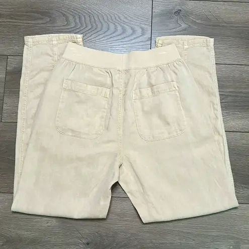 Faherty Arlie High Rise Tapered Casual Pants Safari Tan Size Small