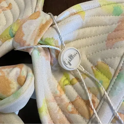 Gillia Swim Quilted Strapless Bikini Top XS