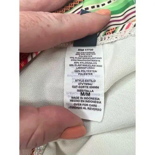 VM Striped Colorful Swimsuit Bikini Bottom Swim Bathing Suit Size Medium