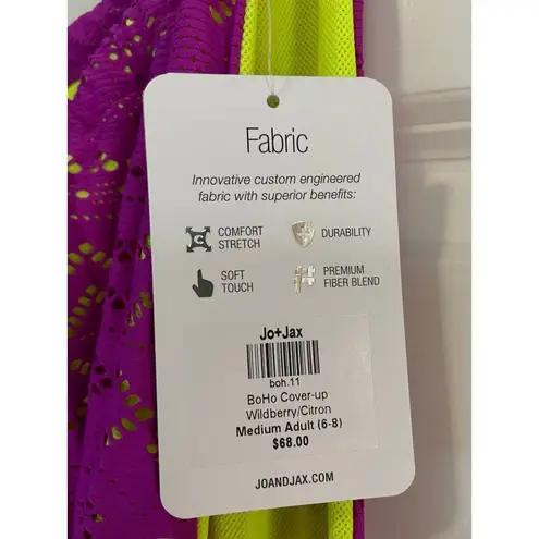 Jo&Jax Jo+Jax BoHo Swimsuit Cover-Up Women's Medium M 6-8 Wildberry/Citron Swim Coverup