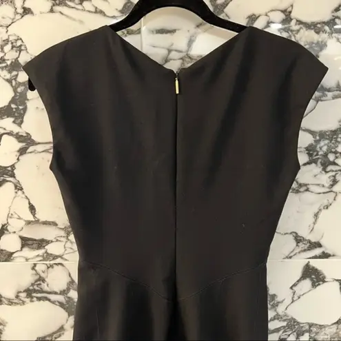 Roberto Cavalli Sweetheart Neckline MIDI Black Dress