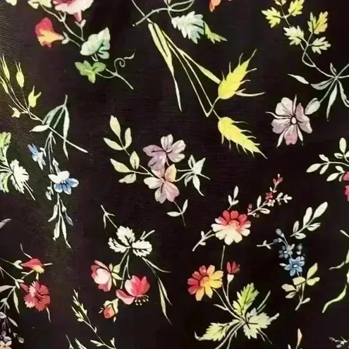 Likely Beckett Botanical Short Ruffle Skirt Black Floral Short Dress Size 12