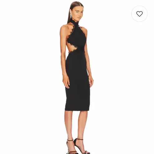 Michael Costello x REVOLVE Jenson Midi Dress in Black Size Medium