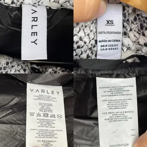 Varley Highland Puff Jacket Contrast Snake XS