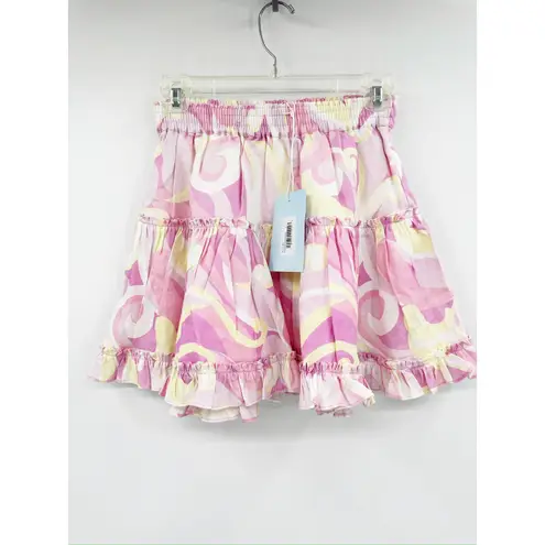 Hill House The Paz Skirt in Candy Kaleidoscope Size S NWT