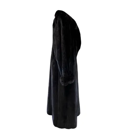 Vintage Smith Fine Furs Natural Female Ranch Real Mink Coat Full American Legend Black Size undefined