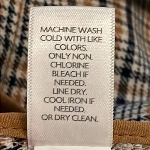 J. Jill Mendocino Plaid Blazer Womens Size Small Tigers Eye 2489014YQS NEW Brown