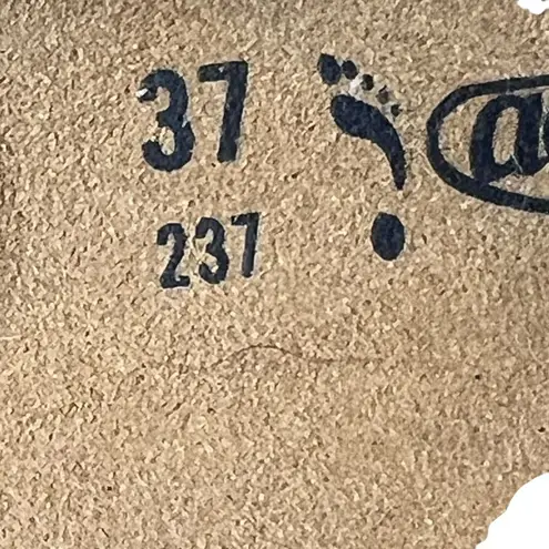 Aerothotic Taiga Sandals Womens 7 37 Toe Post Arch Support Cork Footbed Shoe Red