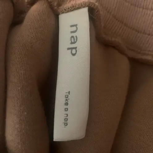 Nap Fuzzy Bear Jogger Lounge in Tan Brown