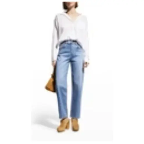 Veronica Beard Blake Classic Straight High Rise Jeans In Amethyst Size 32