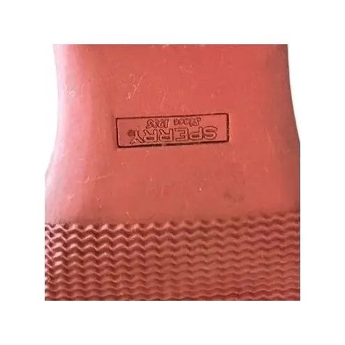 Sperry Womens Saltwater Brown Plaid Duck Boot Waterproof Outdoor Size 9