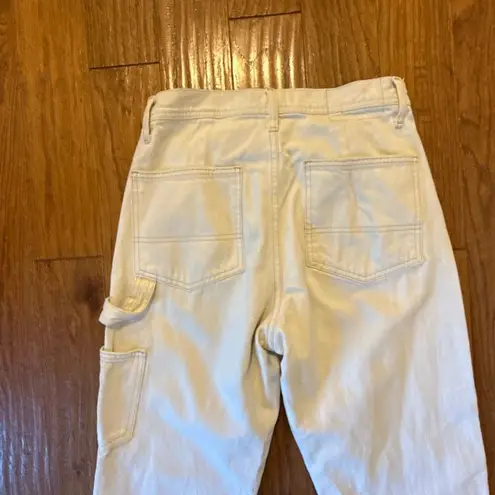 AMO painterly pant natural cotton high rise jeans size 26