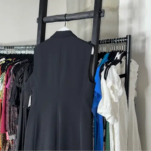 Red Valentino Black Knotted Twill Double