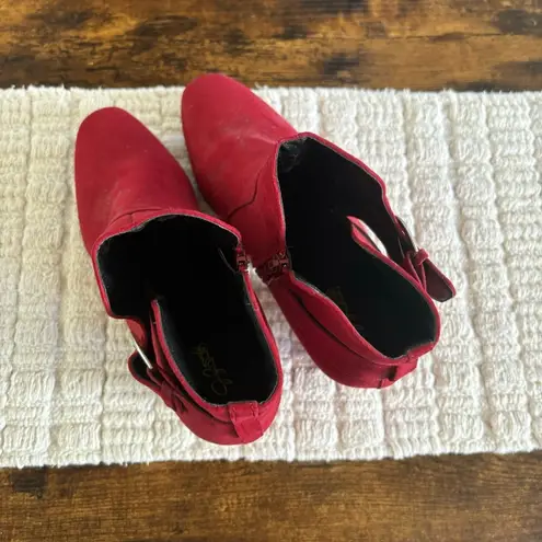 Jaclyn Smith Women's Dulce Fashion Bootie - Red Size 10